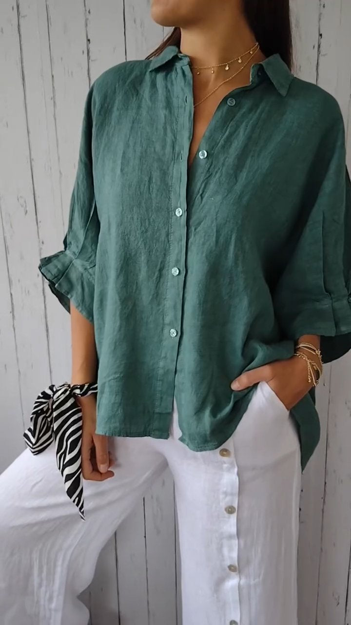 Everyday TieBack Comfort Blouse