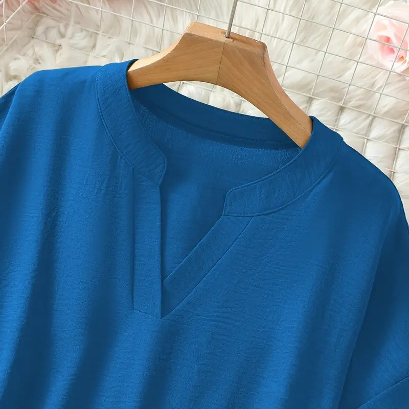 Everyday Notched Neck Comfort Shirt